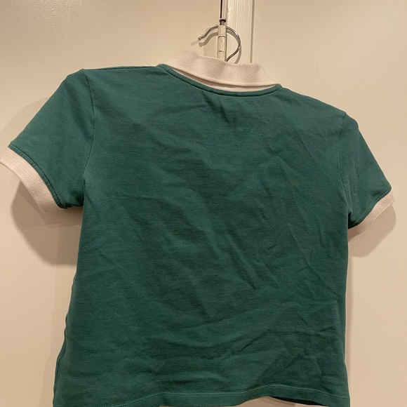 Sporty & Rich Green Polo with White Trim Tee SOLD OUT - Picture 14 of 14